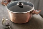 ⁦طقم طناجر ذهبي 17*1⁩ - الصورة ⁦2⁩