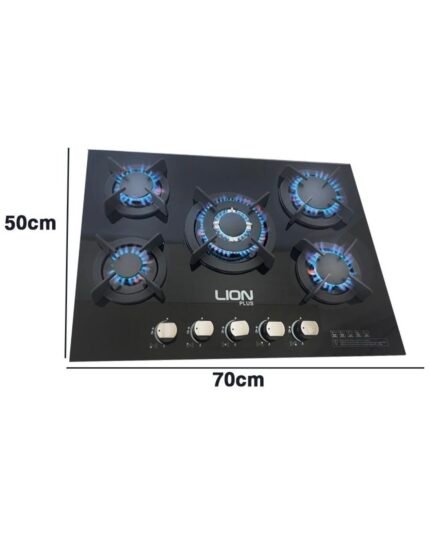 غاز 5 عيون تصميم ايطالي Lion Plus