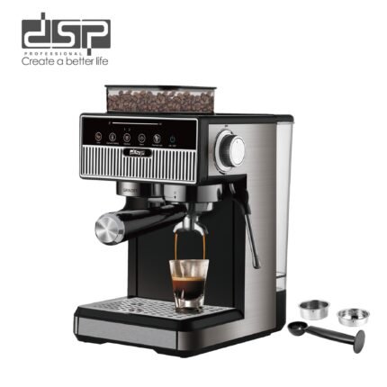 جهاز اسبريسو+تسخين حليب+مطحنة بُنّ مدمجة dsp KA3125